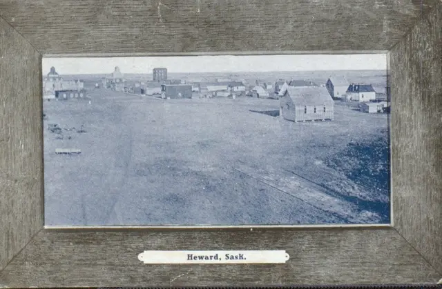 View of Heward from above, early postcard
